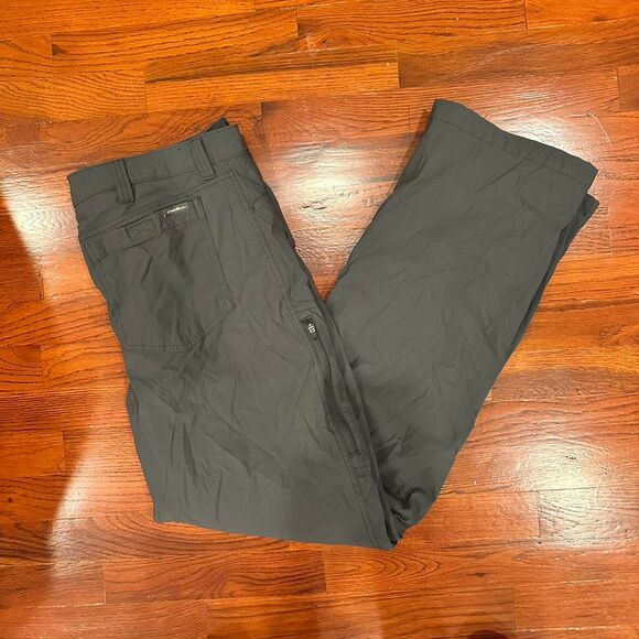 Eddie-bauer Men's Grey and Black Trousers - Picture 1 of 7